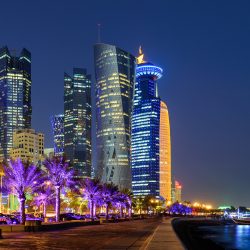 Doha at blue hour